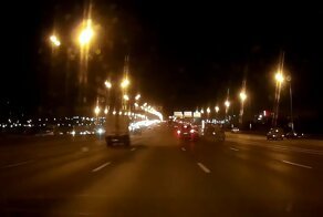 Неудачное место для поломки на МКАД