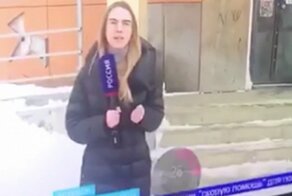 Журналистка выругалась матом в прямом эфире, рассказывая о нападении на фельдшера