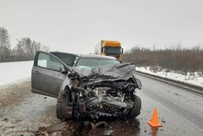 Авария дня. В Башкирии женщина вылетела на встречную полосу и погибла