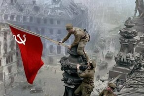 Вначале- голубь, теперь- стрелочки. Это точно логотип нашего праздника