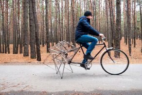 Шагающий велосипед хочет породниться с животным миром