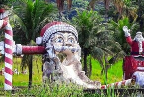 Самый жуткий рождественский парк отдыха находится в Бразилии