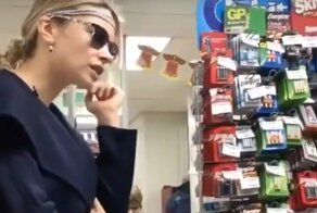 "Колхозница?": кассир супермаркета оконфузила пафосную девушку-блогера