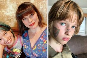 Ждем "Пятый элемент-2": Милла Йовович удивила фотографиями с дочкой