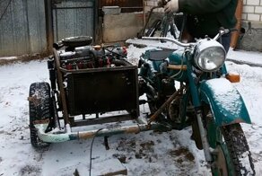 "МотоТаз". Как едет мотоцикл с мотором от "девятки"