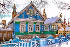 Сказочные русские домики, которые создадут вам праздничное настроение