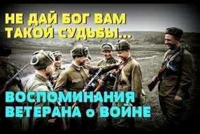 "Не дай бог вам такой судьбы": Воспоминания ветерана о войне