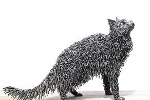 Скульптуры из металлолома: 15 самых оригинальных вариантов