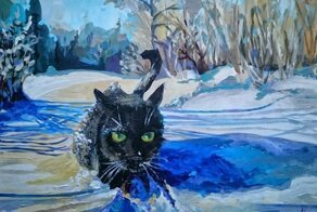 Художник-импрессионист Анастасия Трусова: очаровательная деревня