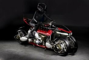 Летающий мотоцикл-трансформер La Moto Volante