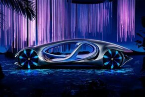 Mercedes-Benz представила электрокар в стиле "Аватара"