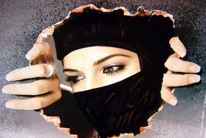 Хиджабизация парижского метро (9 фото)