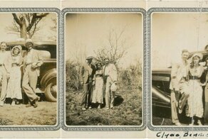 Фотографии Бонни, Клайда и других участников их банды (1934 г.)