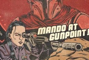 Российский художник нарисовал ретро-обложки для всех серий "Мандалорца"