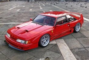 Если бы у Ferrari F40 и Ford Mustang Fox Body был ребенок, он бы выглядел вот так