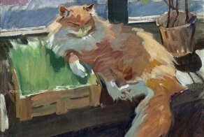 Кошки в советском искусстве