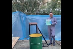 Зрелищный химический эксперимент от турецкого шеф-повара