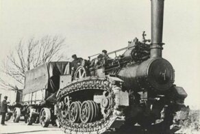 Паровой трактор Хорнсби