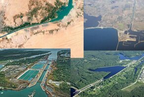 Как теперь выглядят крупнейшие рукотворные каналы, созданные людьми