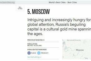 Москва и Санкт-Петербург в числе лучших городов Мира
