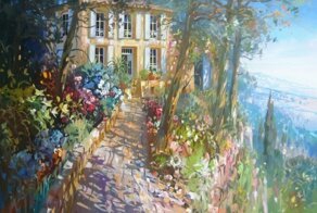 Этот художник пишет картины солнечными зайчиками