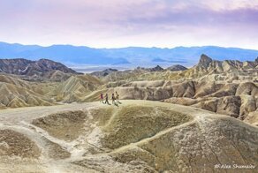 Zabriskie point - легкая возможность посмотреть на Долину Смерти