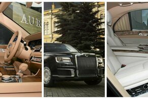 Aurus как у Путина: как выглядит салон "президентского" автомобиля изнутри?