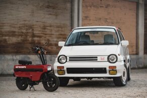 Honda City Turbo II со скутером Motocompo – Японский ответ вызовам большого города