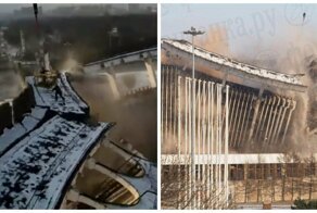 Ролик-катастрофа: в Петербурге при демонтаже обрушилась крыша спортивно-концертного комплекса