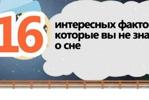 Интересные факты о сне (6 картинок)