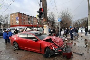 Авария дня. Момент смертельного ДТП в Твери