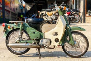 Мопед Honda Cub 1971 года — один из самых популярных олдтаймеров в Азии