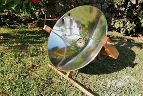 Солнечная печь для варки кофе