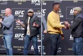 Бойцы UFC устроили танцевальную битву на пресс-конференции