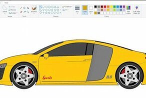 Этот парень рисует автомобили в Microsoft Paint, и они выглядят довольно неплохо