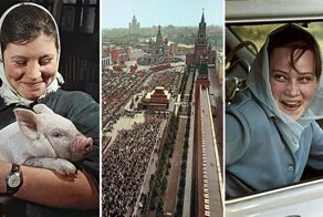 Советский глянец: цветные снимки из журнала «Огонек» 50-х и 60-х годов