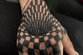 23 потрясные трехмерные татуировки, ломающие мозг