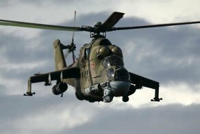 Видео полёта «летающего танка» Ми-24