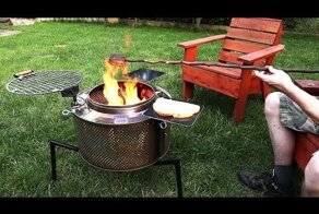 Супер гриль из барабана стиралки !