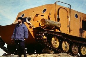 «Пингвин» дошел до Полюса недоступности. Уникальный полярный вездеход, созданный на базе БТР-50П