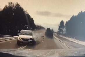 Авария дня. Три автомобиля столкнулись в Брянской области