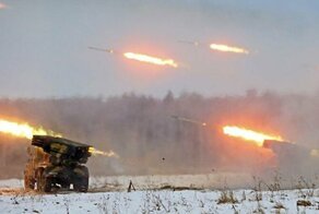 Минобороны продемонстрировало стрельбу из модернизированной РСЗО Град