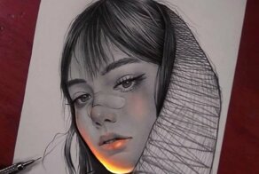 Мексиканский художник рисует на картинах свет