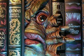 Новый тренд - вкладки для книжных полок, которые открывают завесу фантастических миров