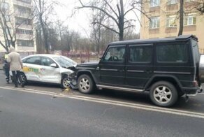 Авария дня. ДТП с участием трех машин в Минске