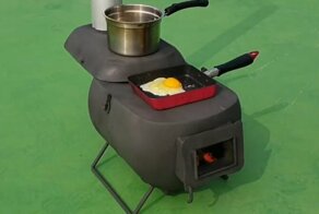 Компактная печь с двумя варочными плоскостями