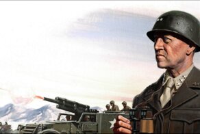 В 1941 году дети с игрушечной пушкой, остановили колонну генерала Паттона