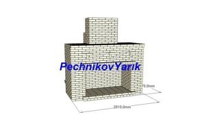 Уличная лежанка с камин-мангалом в хозяйстве Белые Пашни