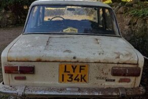 Купленный в Сирии Fiat 124 простоял 41 год в старом шотландском сарае