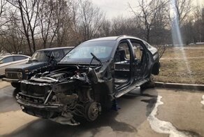 В Москве злоумышленники разобрали  BMW X6 за несколько часов